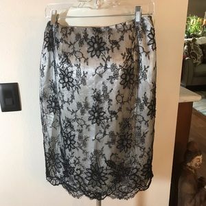 Dana Buchman black lace shirt size 10 vintage